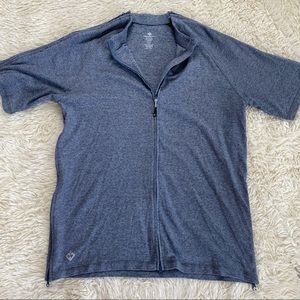 Reboundwear Mens L Post Op Zipper Shirt